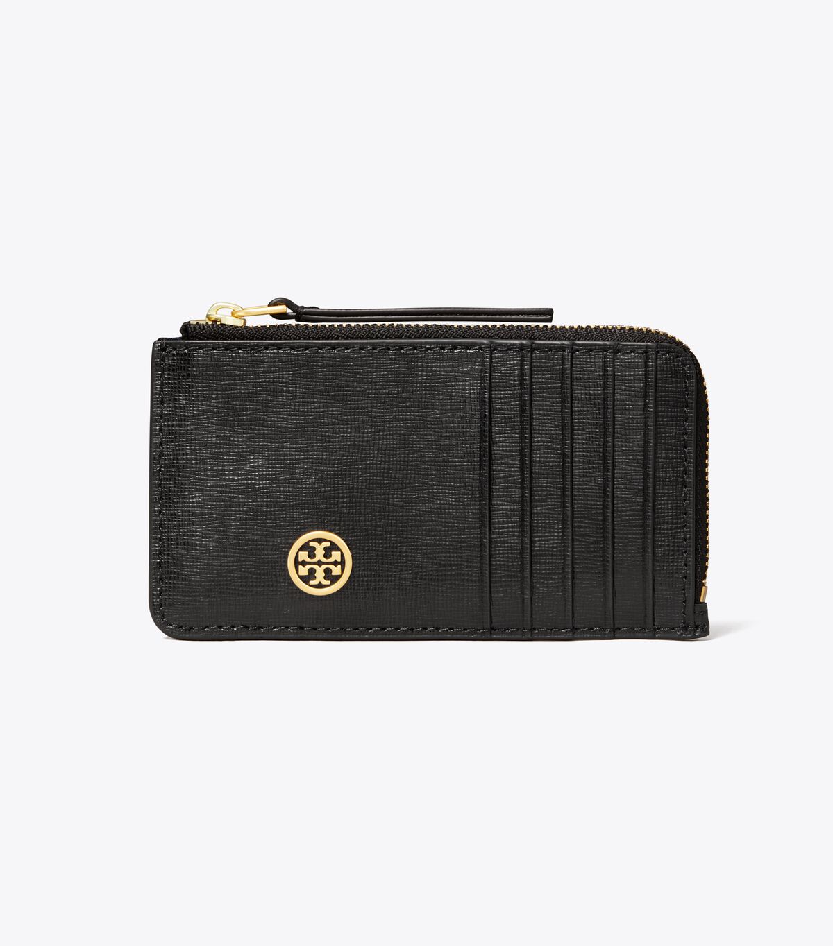 tory burch robinson top zip card case