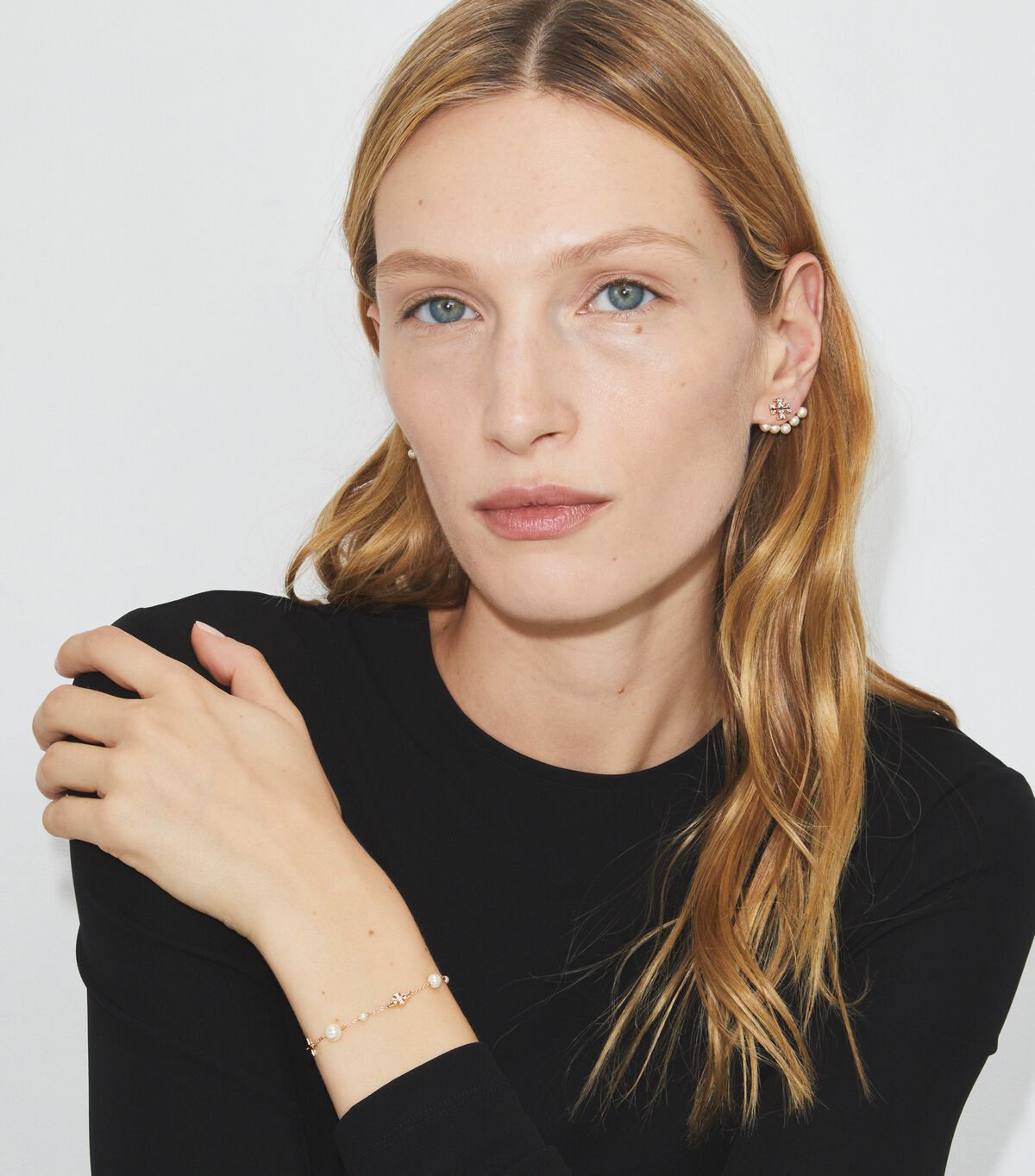 Delicate Moondance Pearl and Star Bracelet tory burch delicate moondance pearl and star bracelet