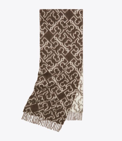 tory burch puzzle logo scarf