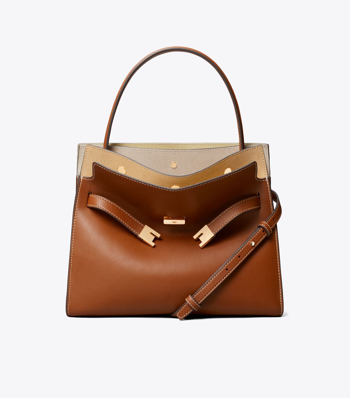 tory burch حقيبة لي رادزيويل مزدوجة صغيرة