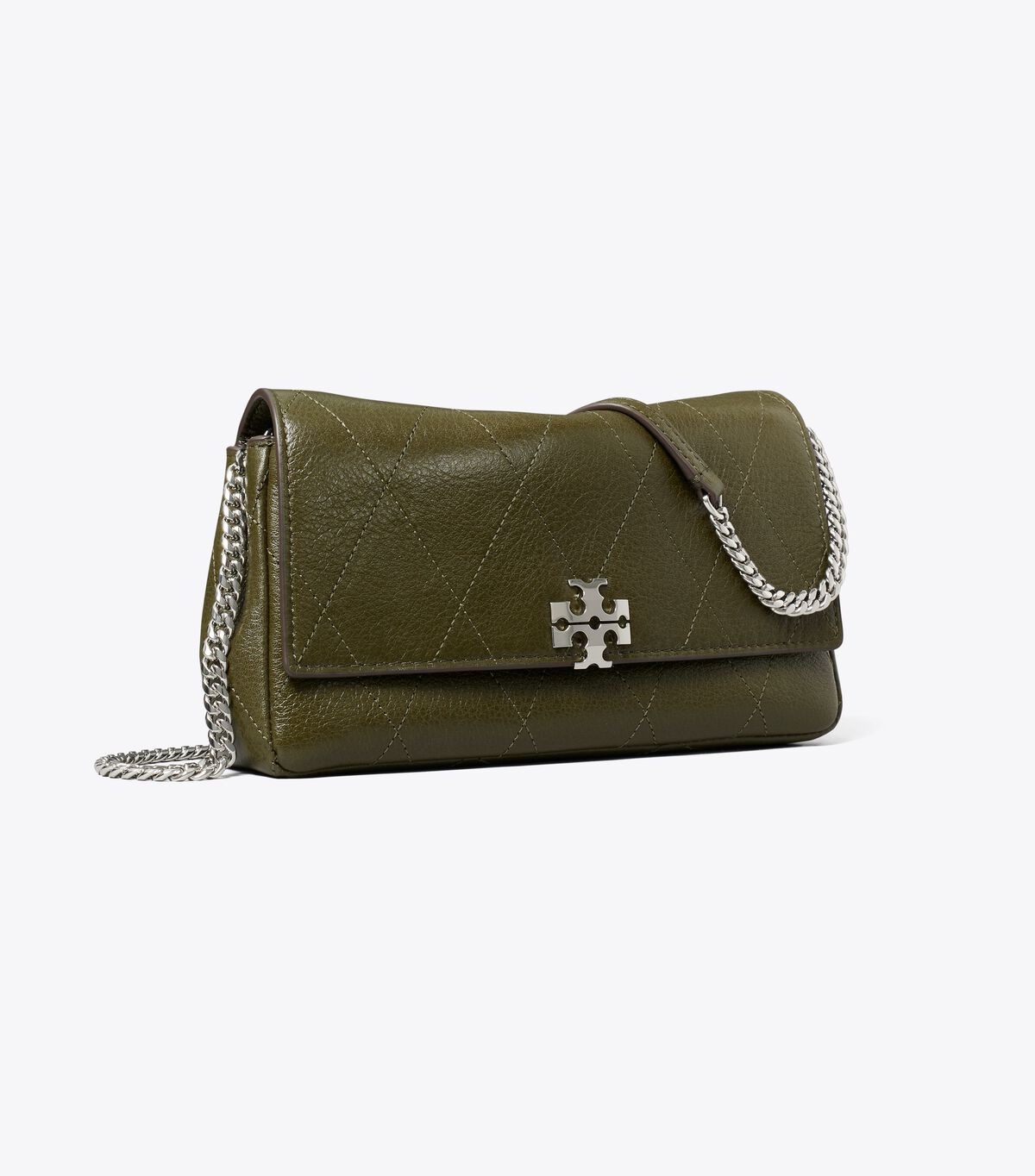 حقيبة كروسبودي تشارلي بسلسلة مبطنة tory burch حقيبة كروسبودي تشارلي بسلسلة مبطنة