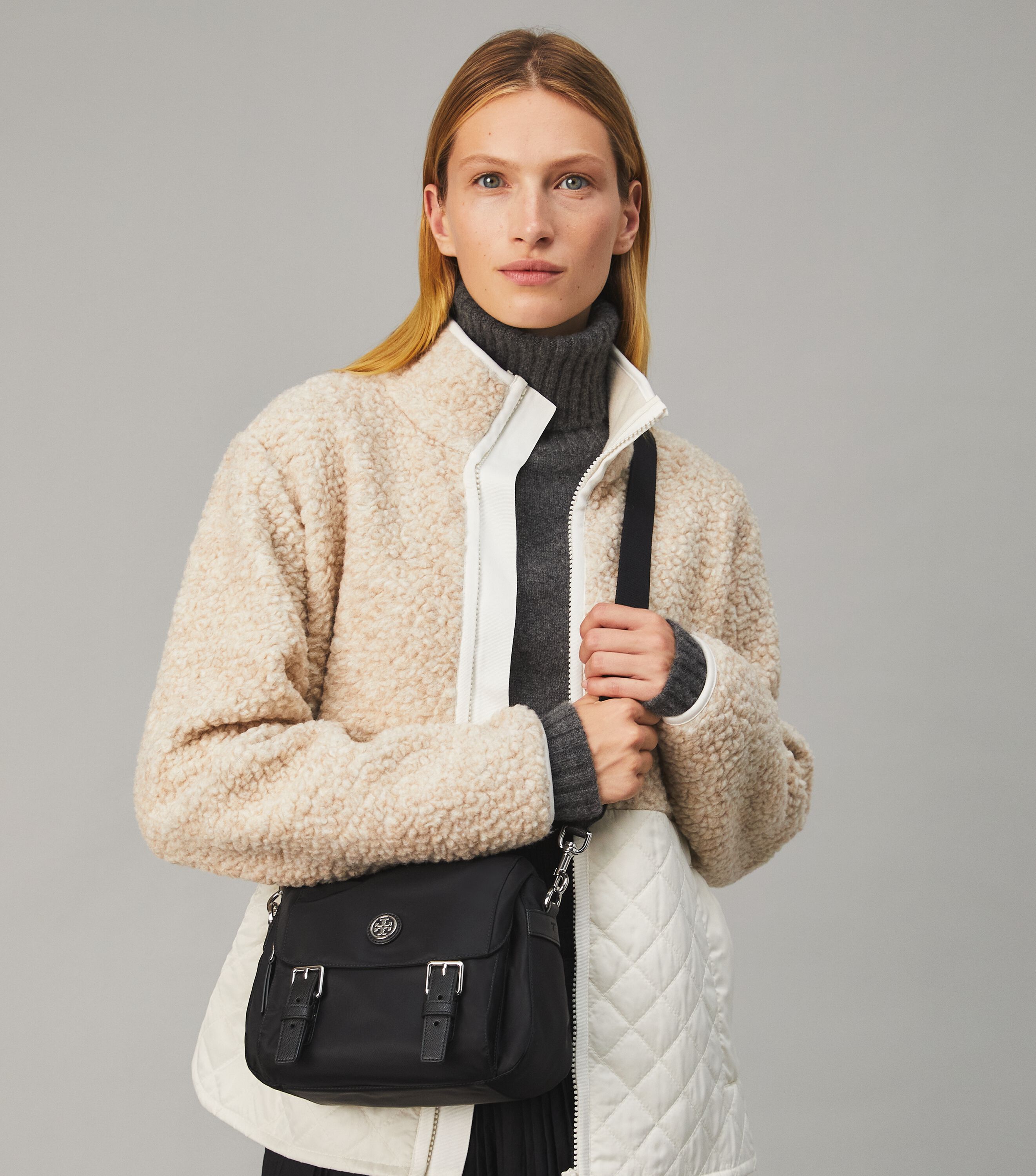 Tory burch tilda store nylon crossbody bag