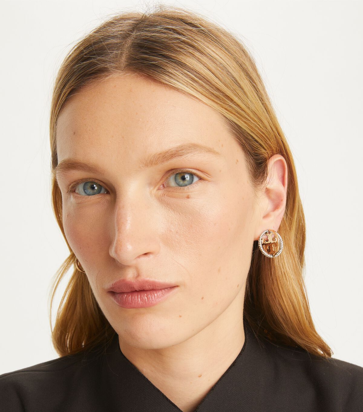 tory burch miller pave multi hoop earring