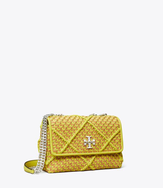 Small Kira Diamond Woven Convertible Shoulder Bag