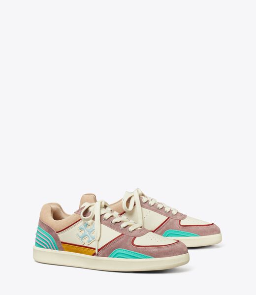 LOUIS VUITTON WOMEN'S RUN 55 SNEAKER IN PINK. SIZE US 6 / LV 36