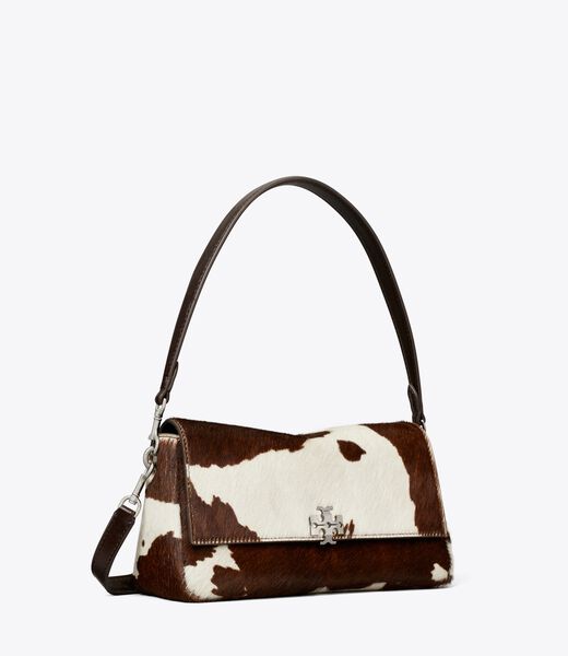 tory burch small charlie calf hair shoulder bag