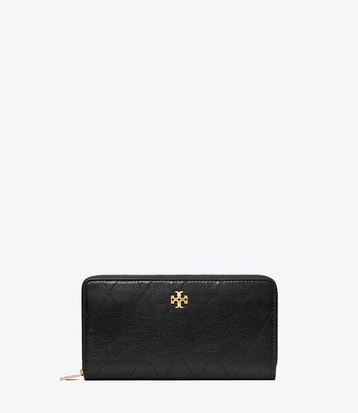 tory burch charlie quilted zip continental wallet