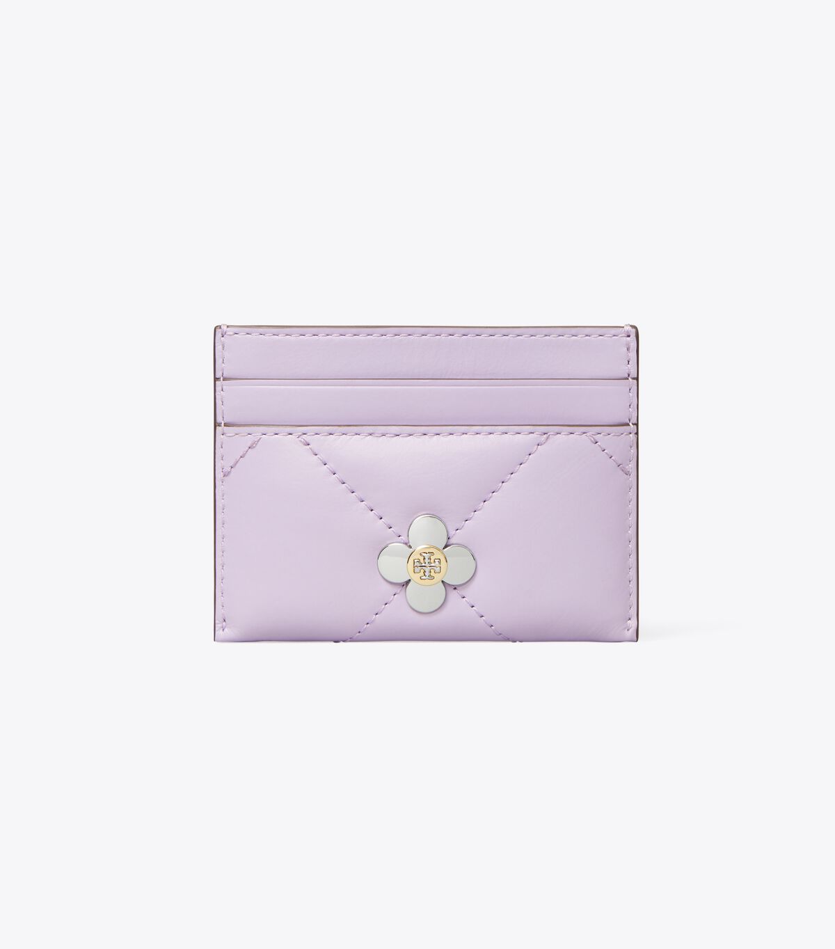 tory burch kira diamond quilt clover card case