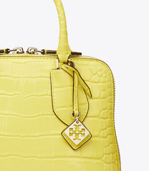 tory burch mini embossed swing satchel