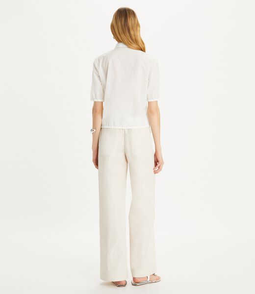 tory burch nylon taffeta zip polo