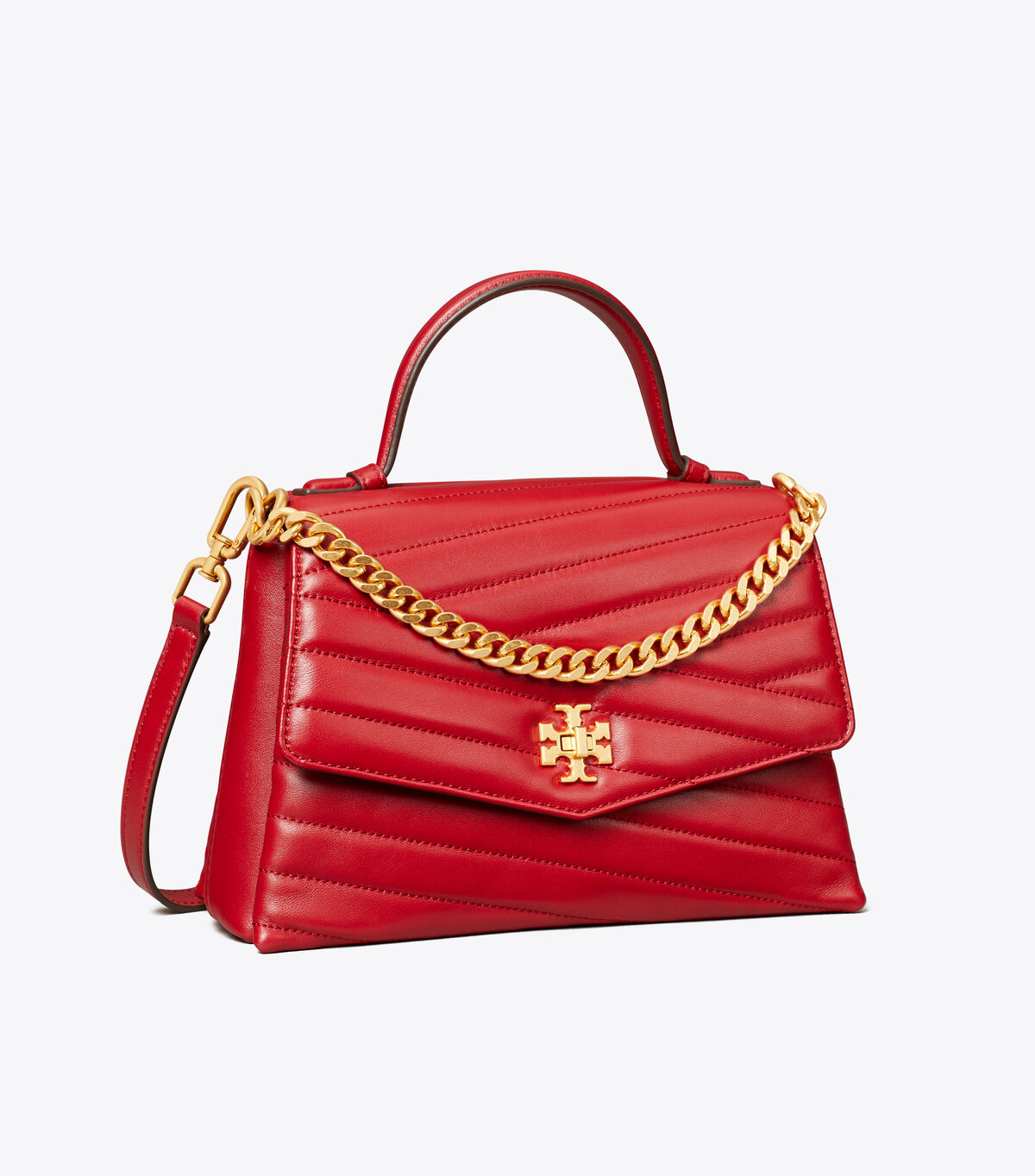 Kira Chevron Top-Handle Satchel