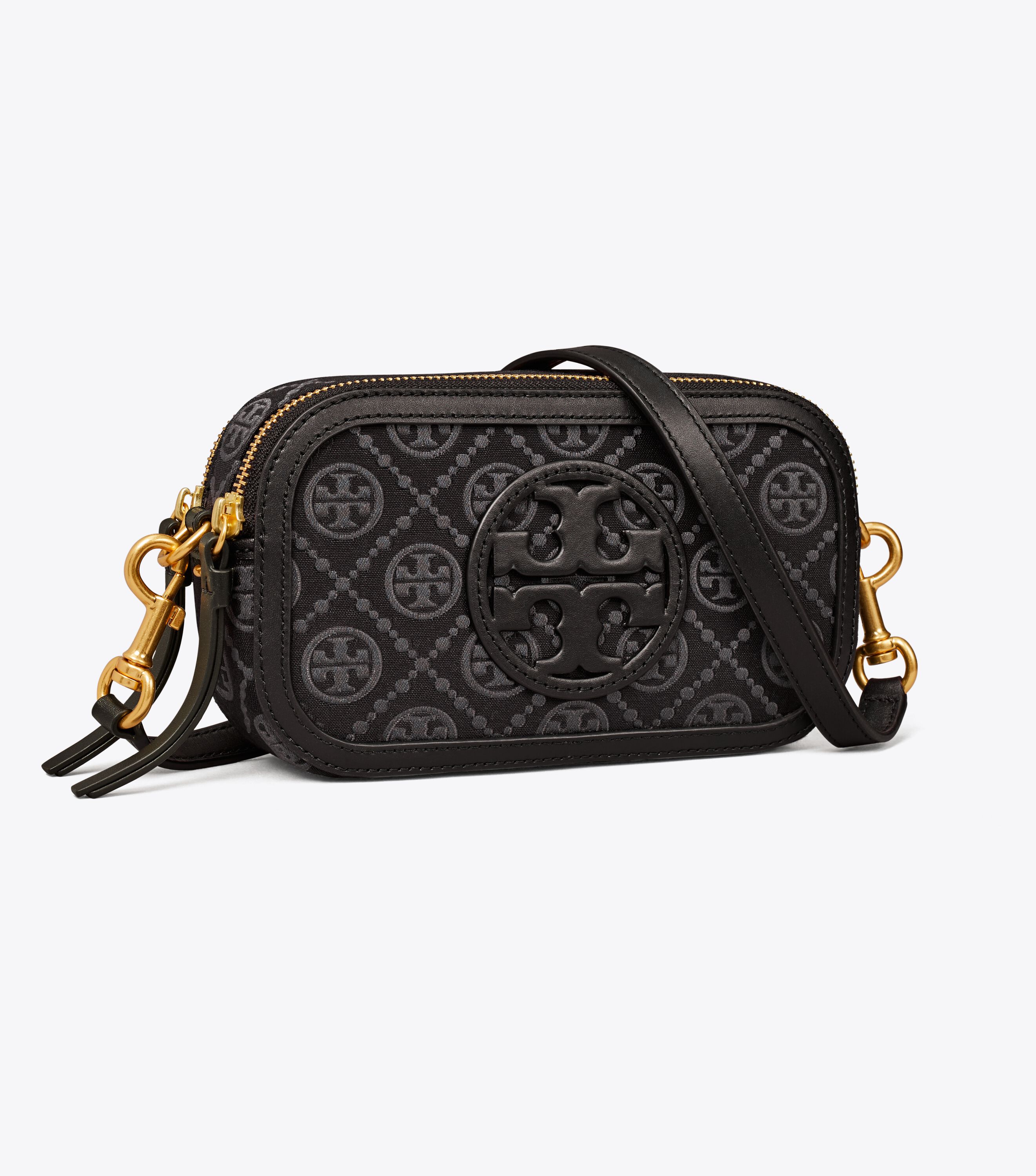 Mini T Monogram Crossbody Bag