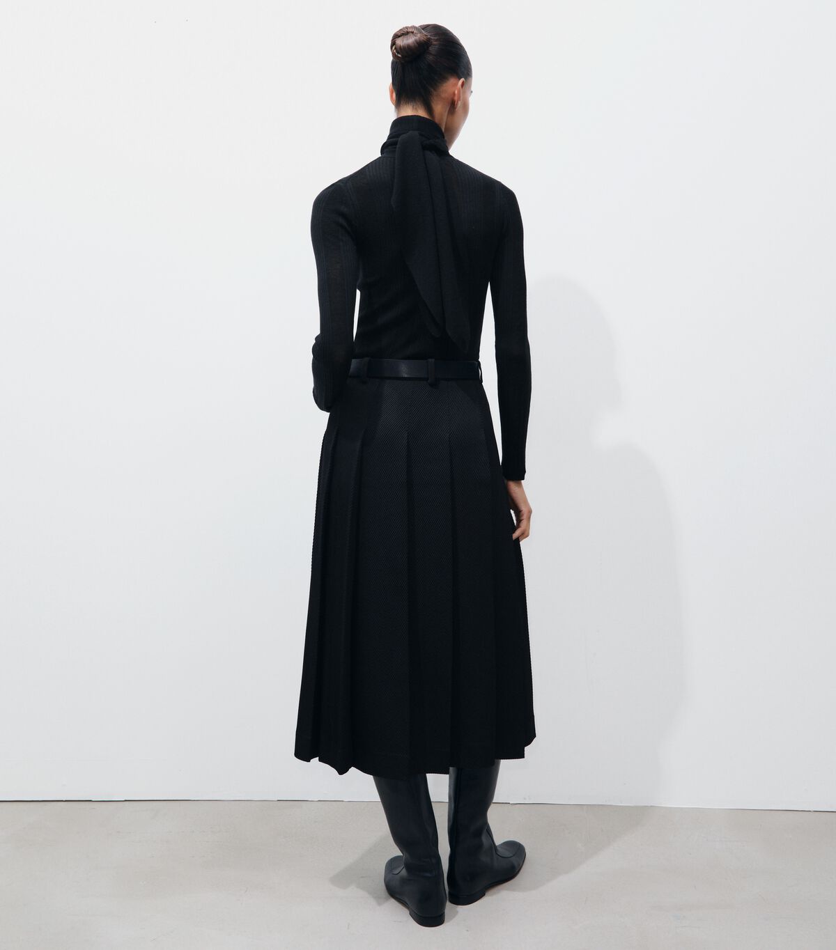 Tailored Twill Pleated Skirt tory burch tailored twill pleated skirt