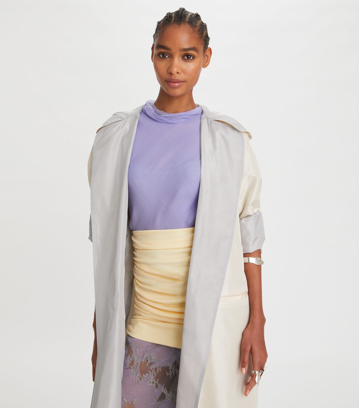 tory burch silk taffeta trench