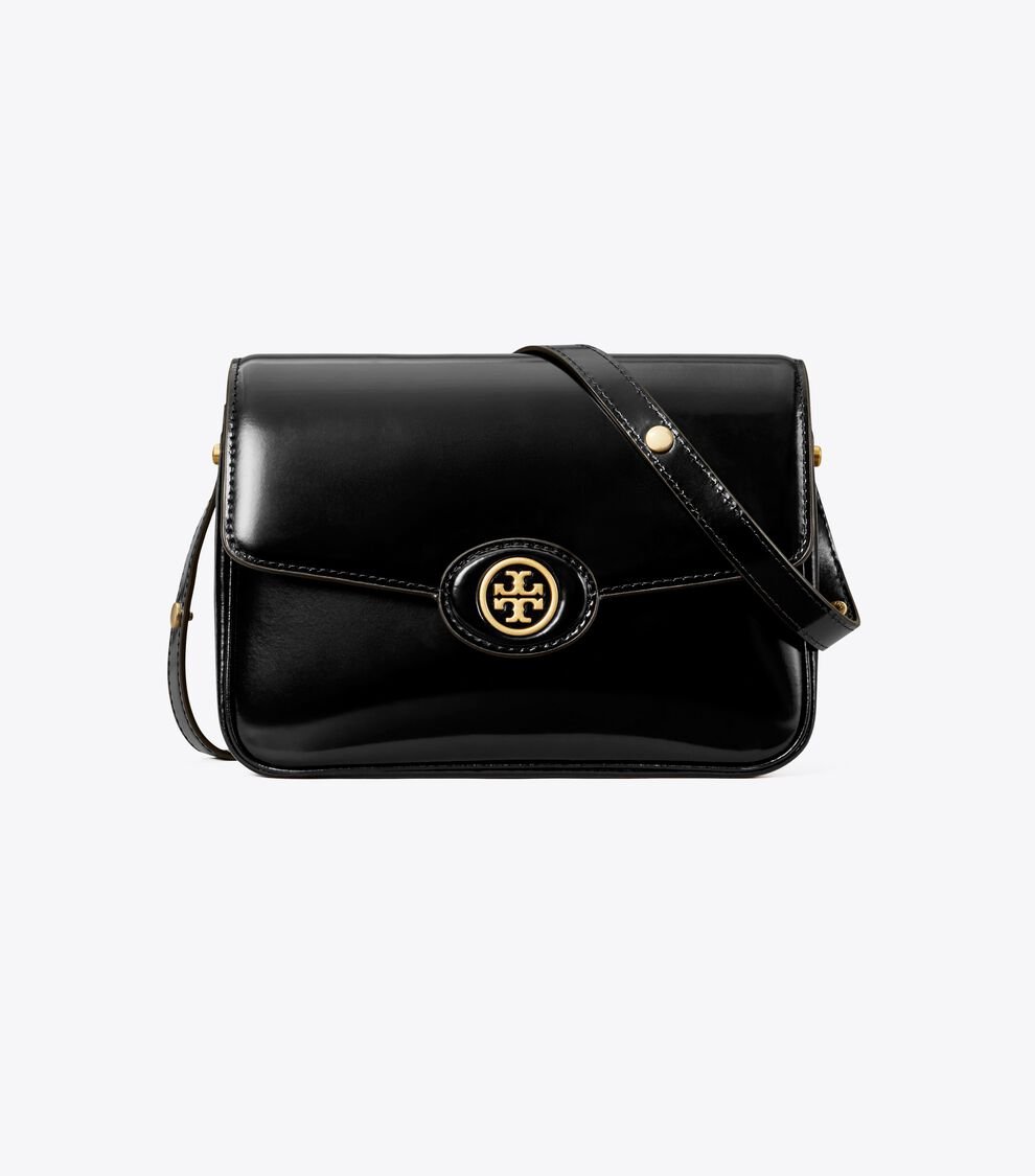 Robinson Spazzolato Convertible Shoulder Bag, Black Tory Burch KSA