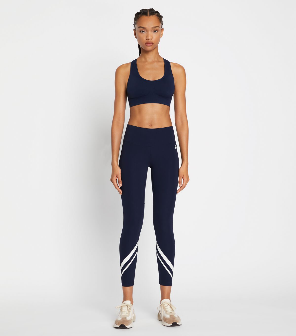 tory burch sculpt compression chevron 7 8 legging