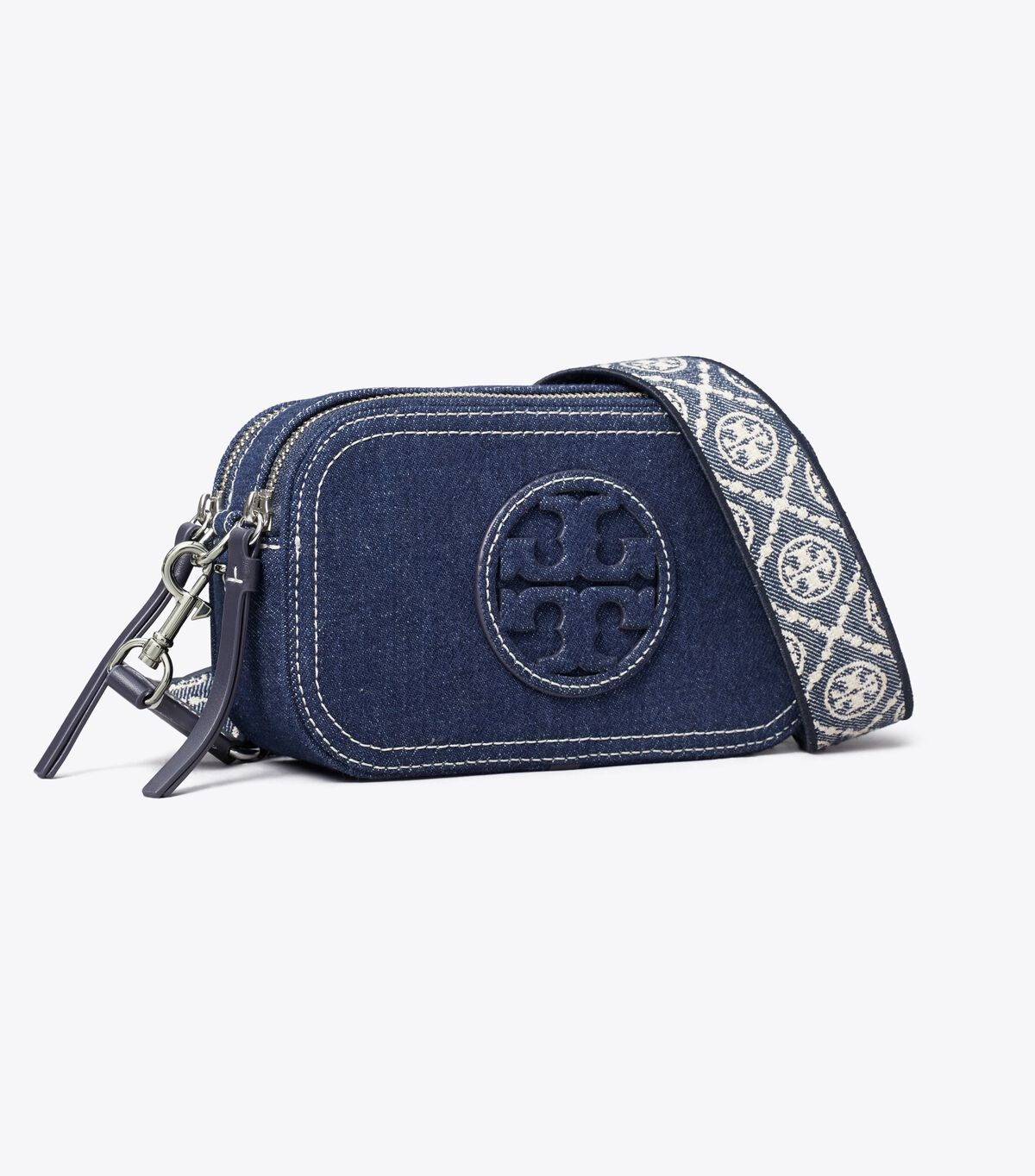 tory burch mini miller denim crossbody bag