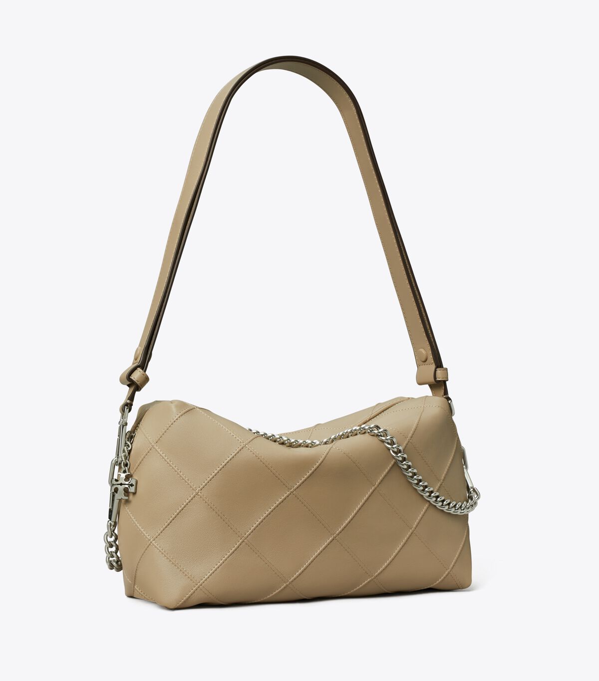 tory burch حقيبة كروس فليمنج كبيرة ناعمة