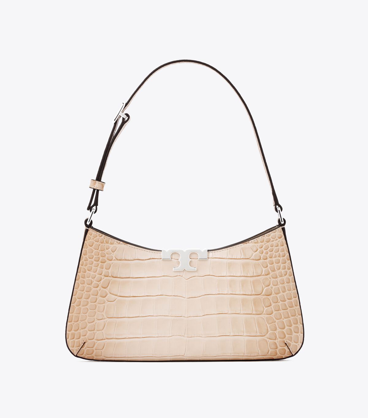 Eleanor Croc Embossed Slim Shoulder Bag tory burch eleanor croc embossed slim shoulder bag