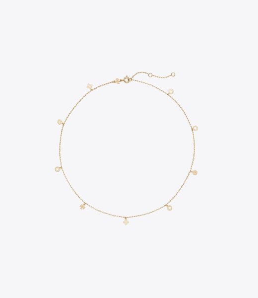 Forget Me Not Charm Necklace tory burch forget me not charm necklace