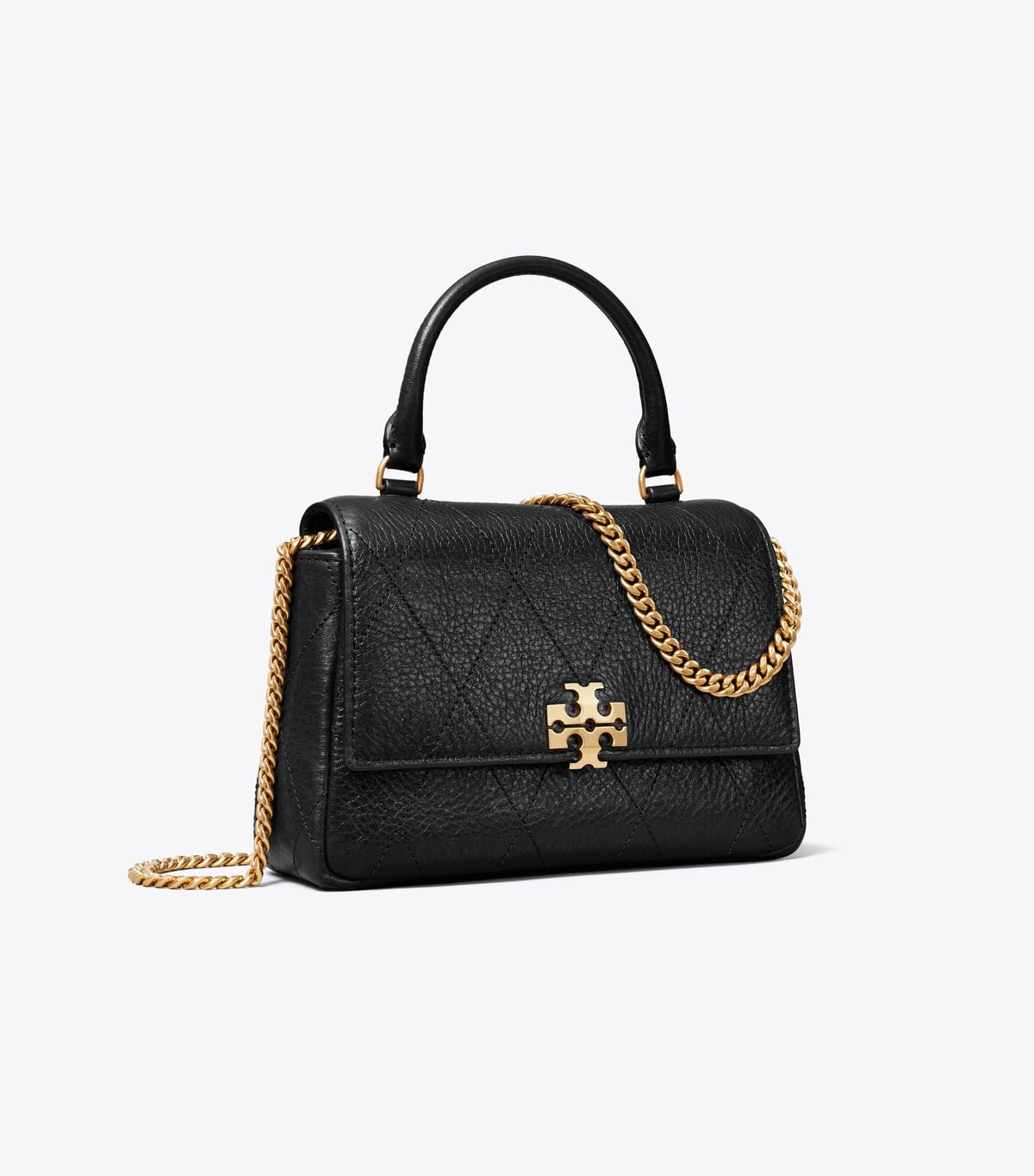 Mini Charlie Quilted Top-Handle Crossbody tory burch mini charlie quilted top handle crossbody