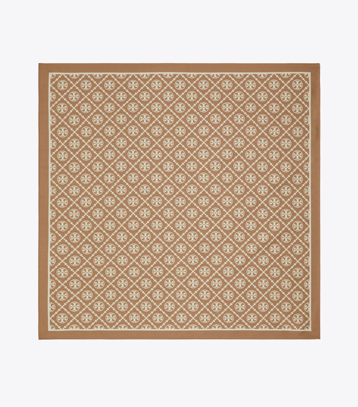 tory burch t monogram two tone scarf