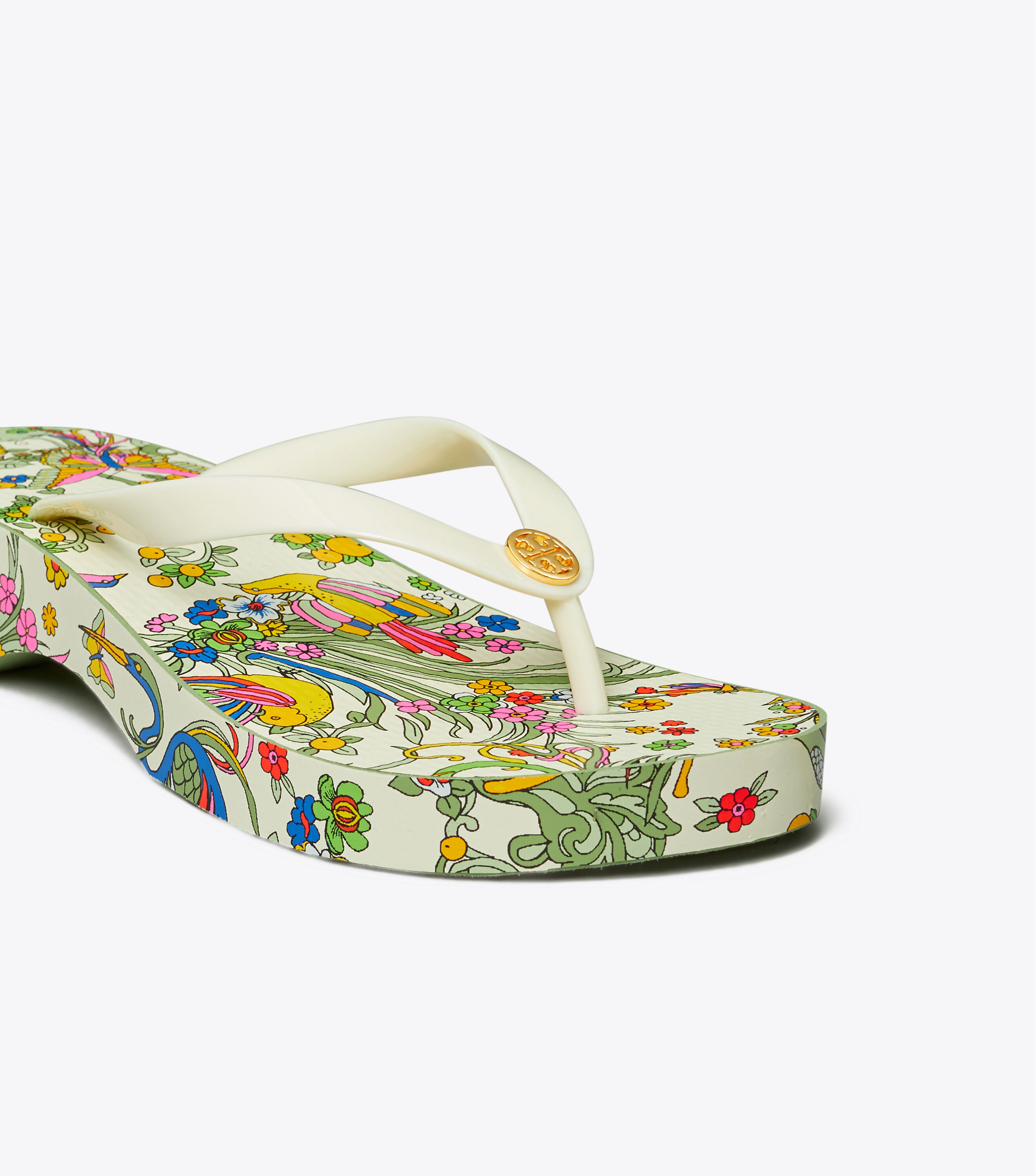 Tory burch carved wedge flip flop store