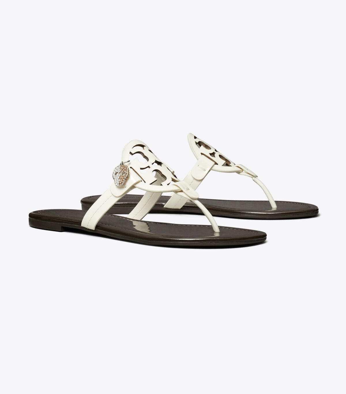 tory burch tb x bonbon miller patent charm sandal