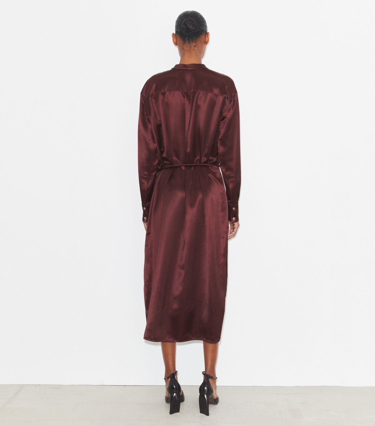 tory burch فستان قميص من الفيسكوز