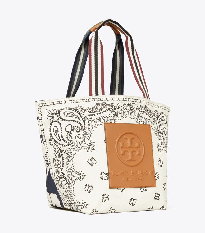 Gracie Reversible Printed Canvas Tote Bag | Tory Burch KSA Navigation | Tory  Burch