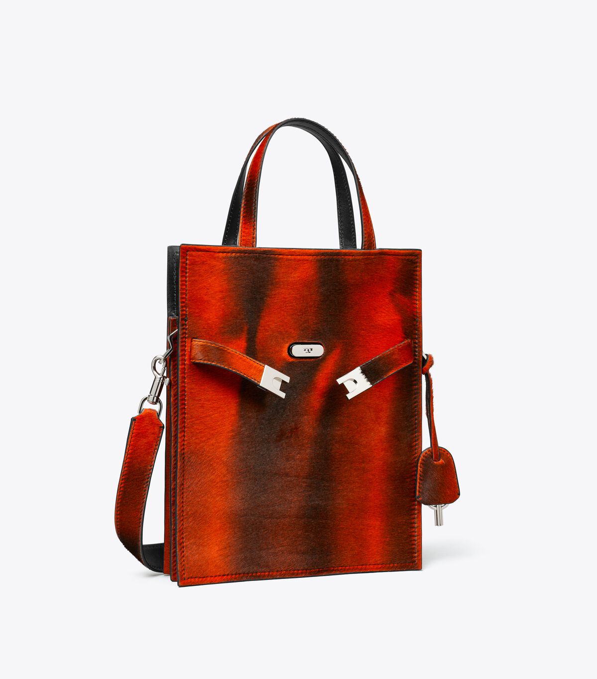 tory burch small lee radziwill calf hair shopper