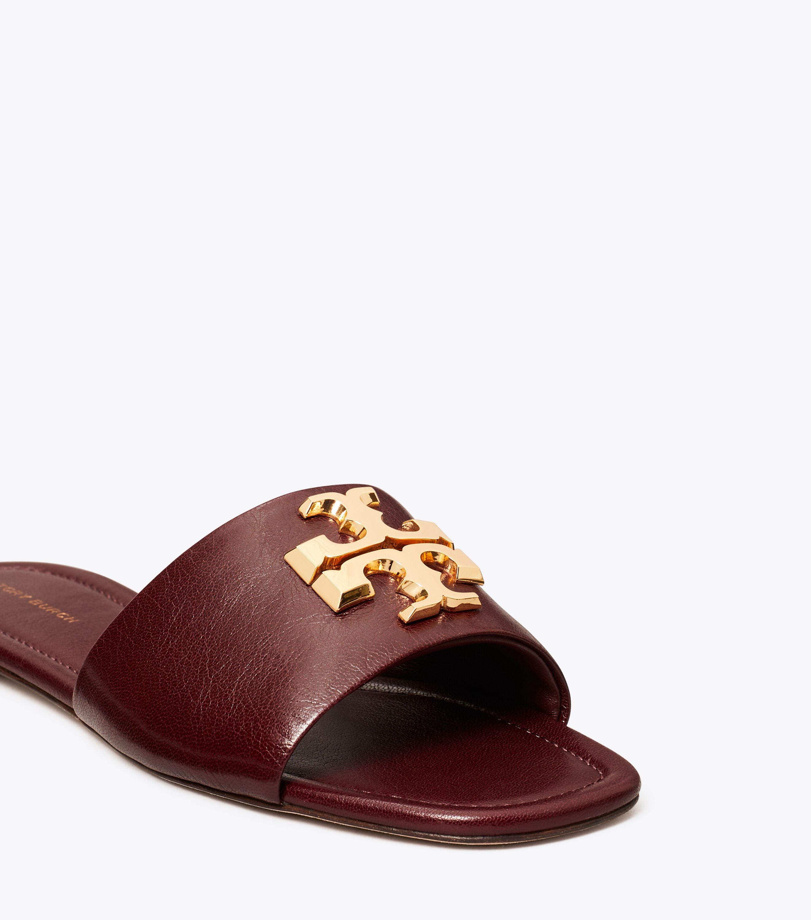 Tory burch slip on sandals on sale