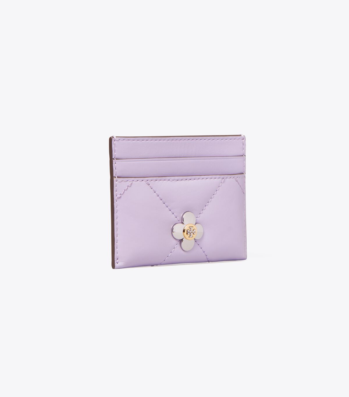 tory burch kira diamond quilt clover card case