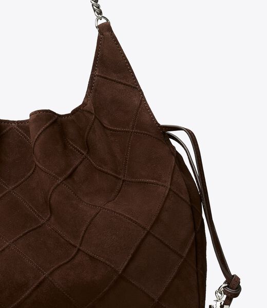 tory burch large fleming suede tote