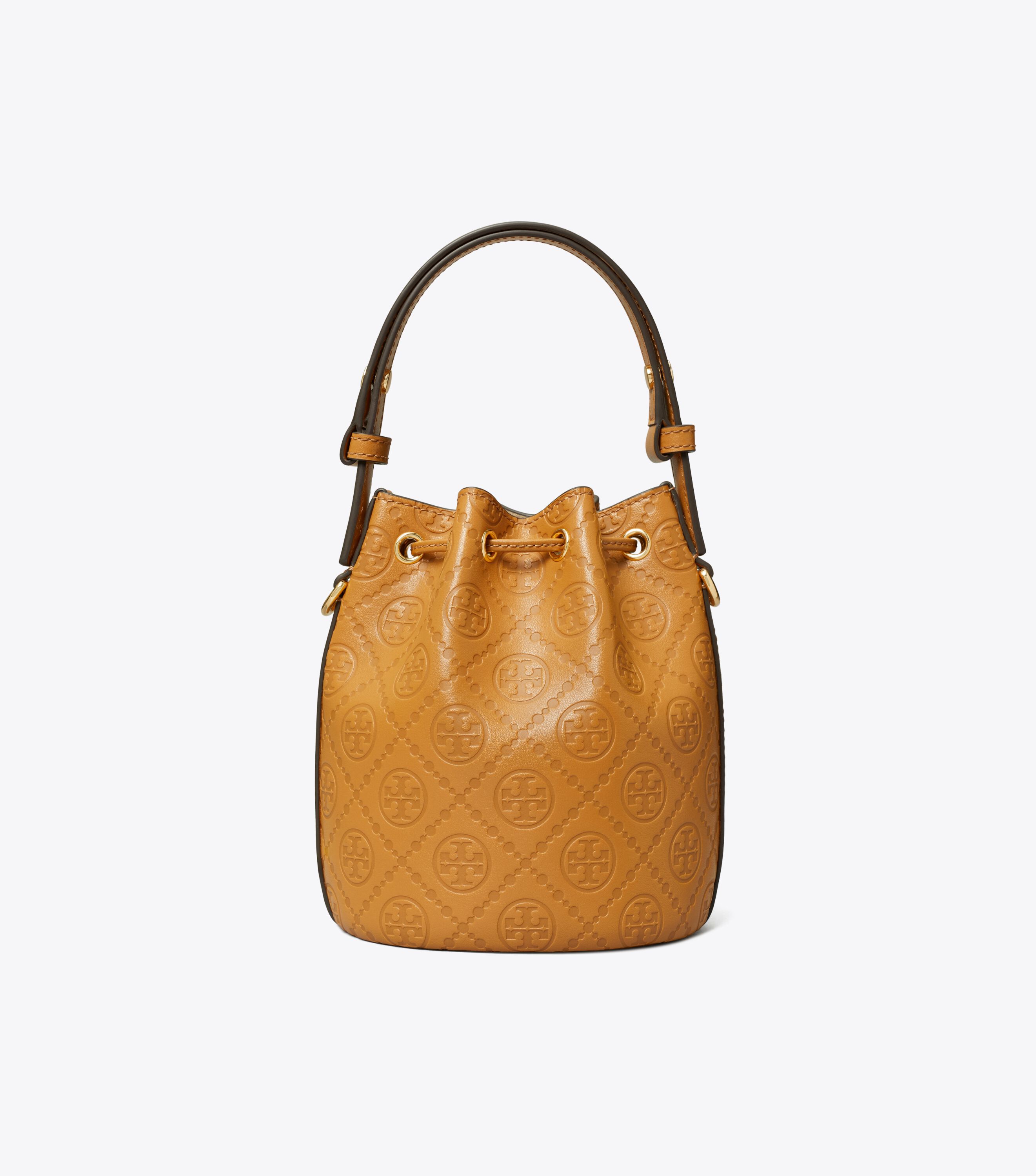 Tory Burch T Monogram Leather Mini Bucket Bag Tory Burch KSA