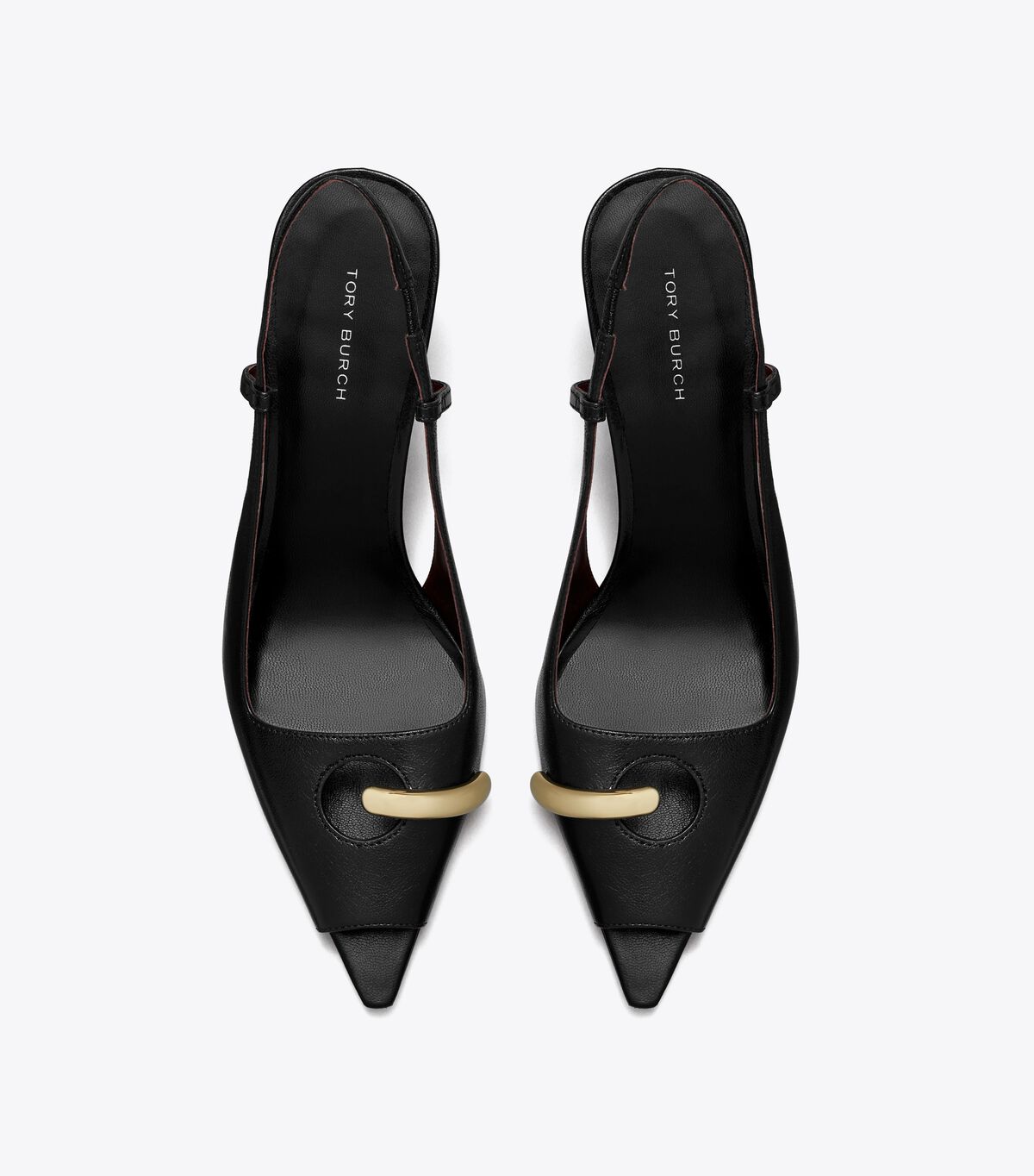 tory burch pierced peep toe slingback