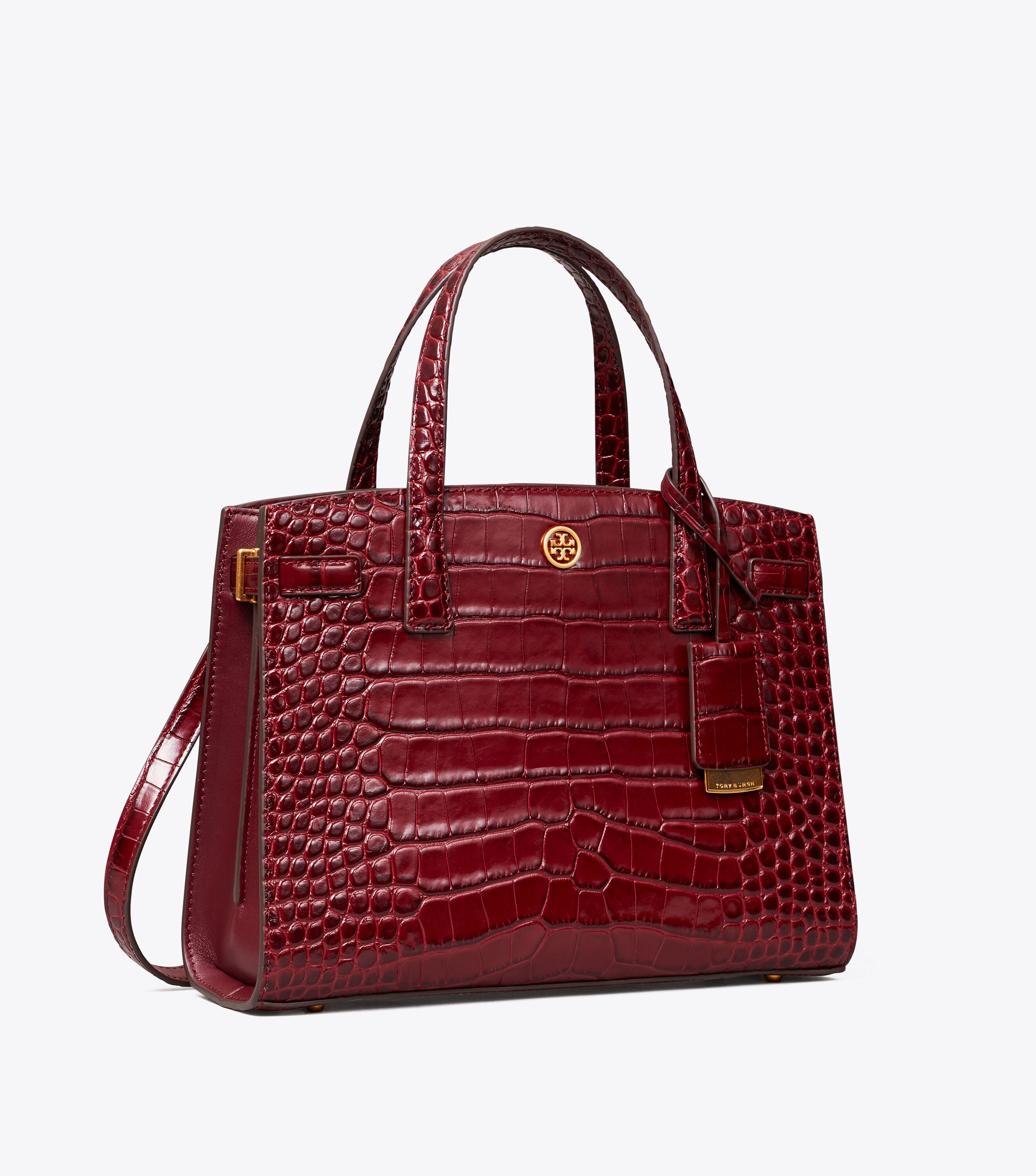 Walker Embossed Small Satchel