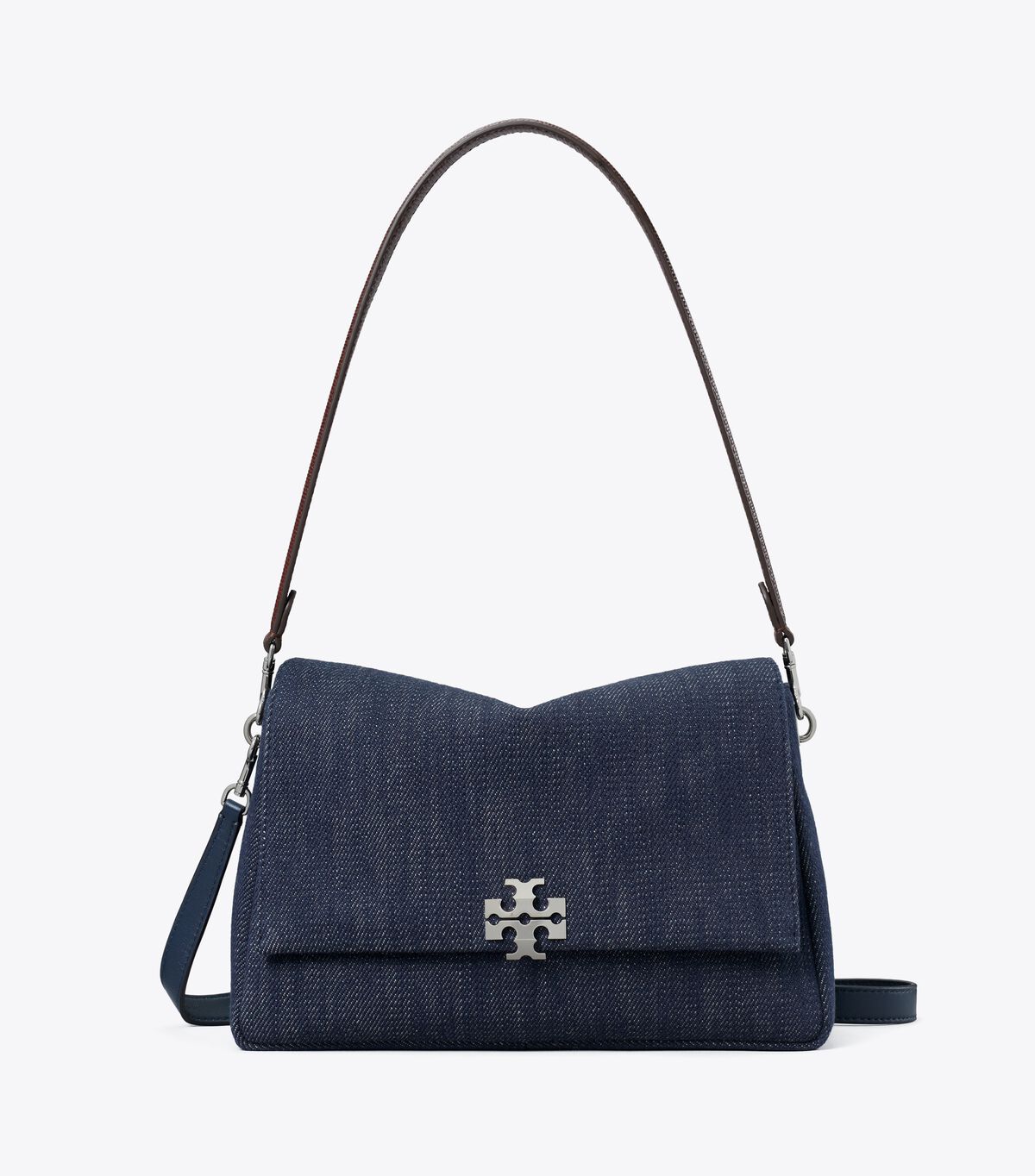 tory burch charlie denim shoulder bag
