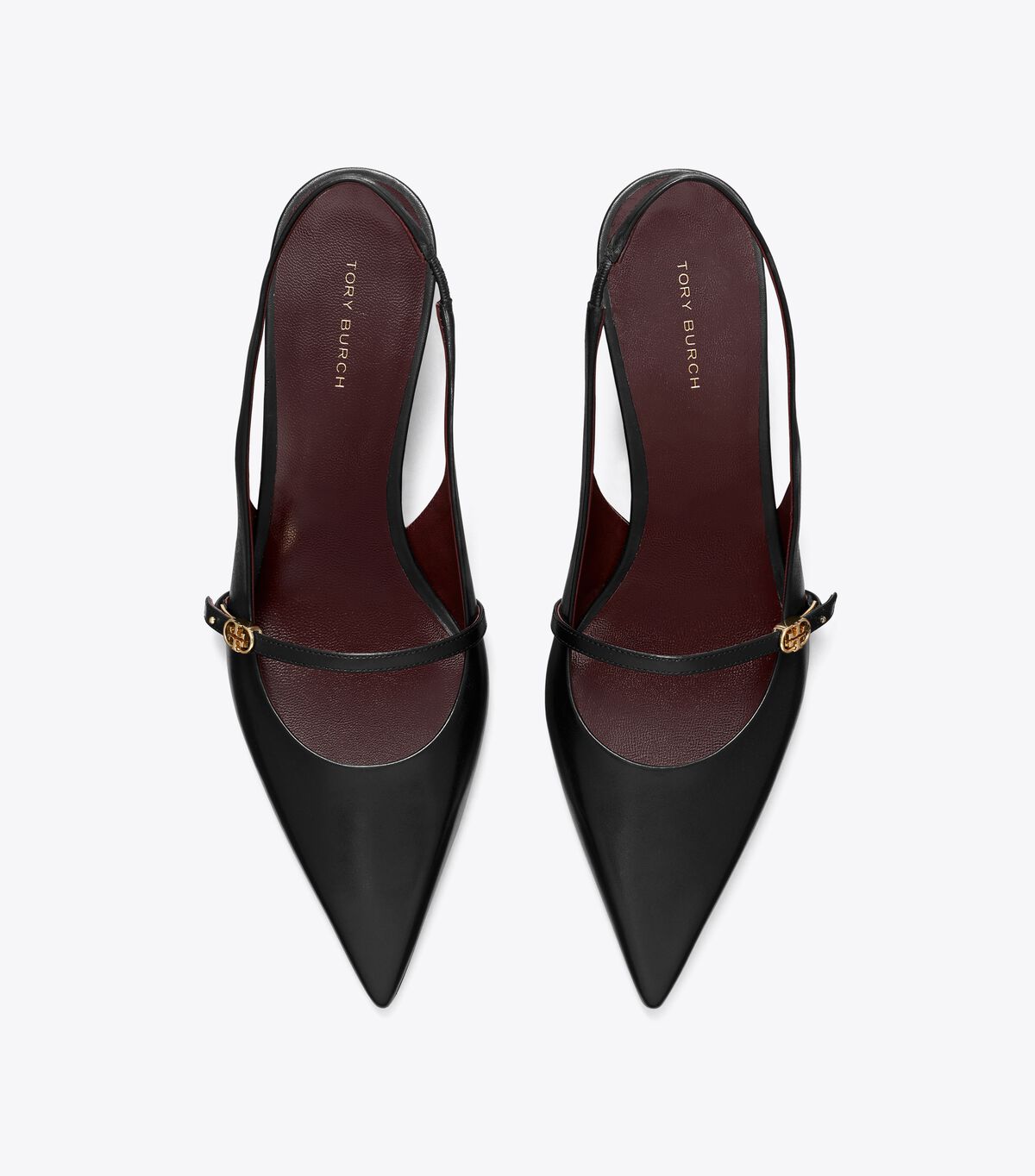 tory burch double t buckle mary jane slingback