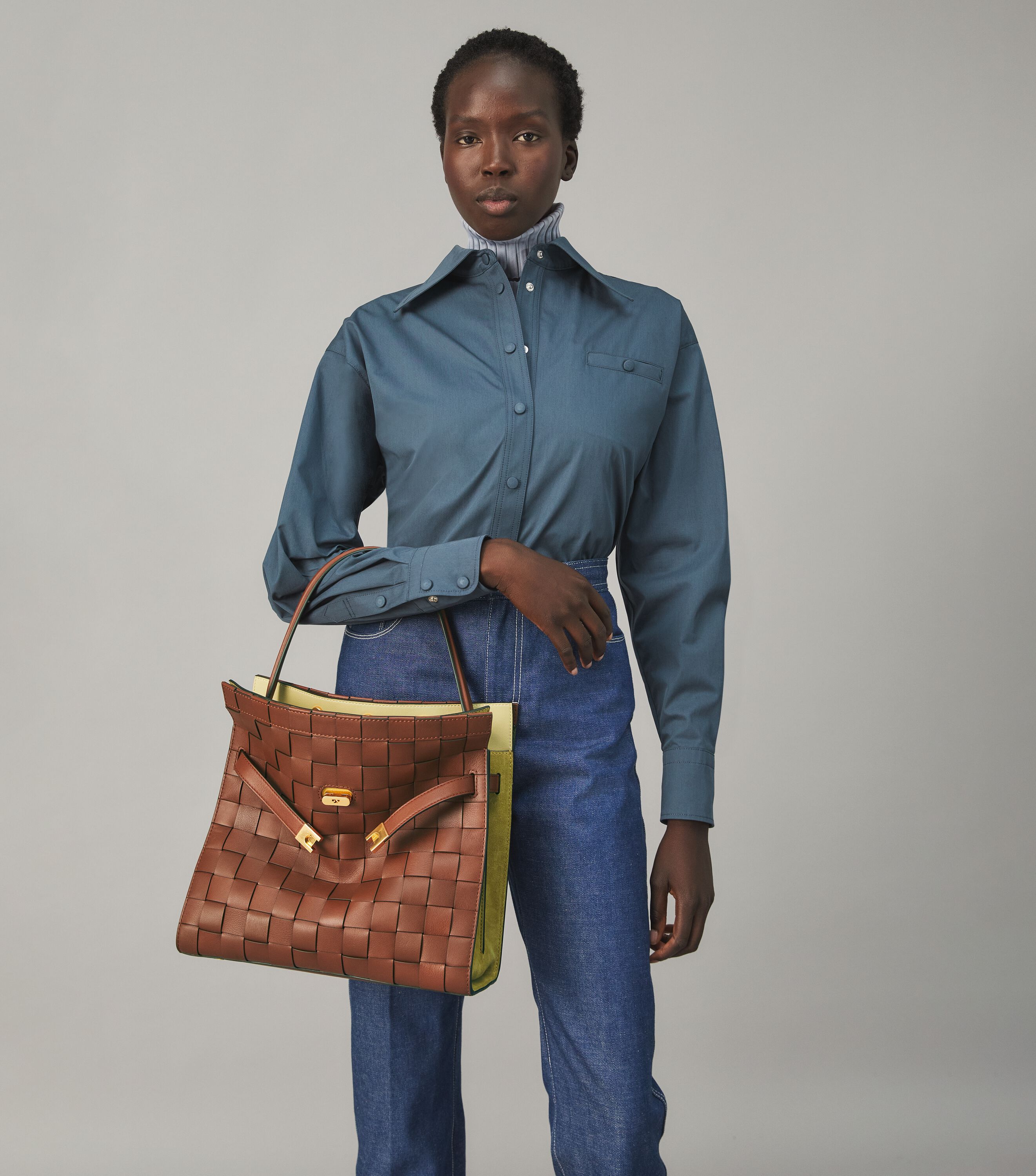 Tory burch lee radziwill double clearance bag