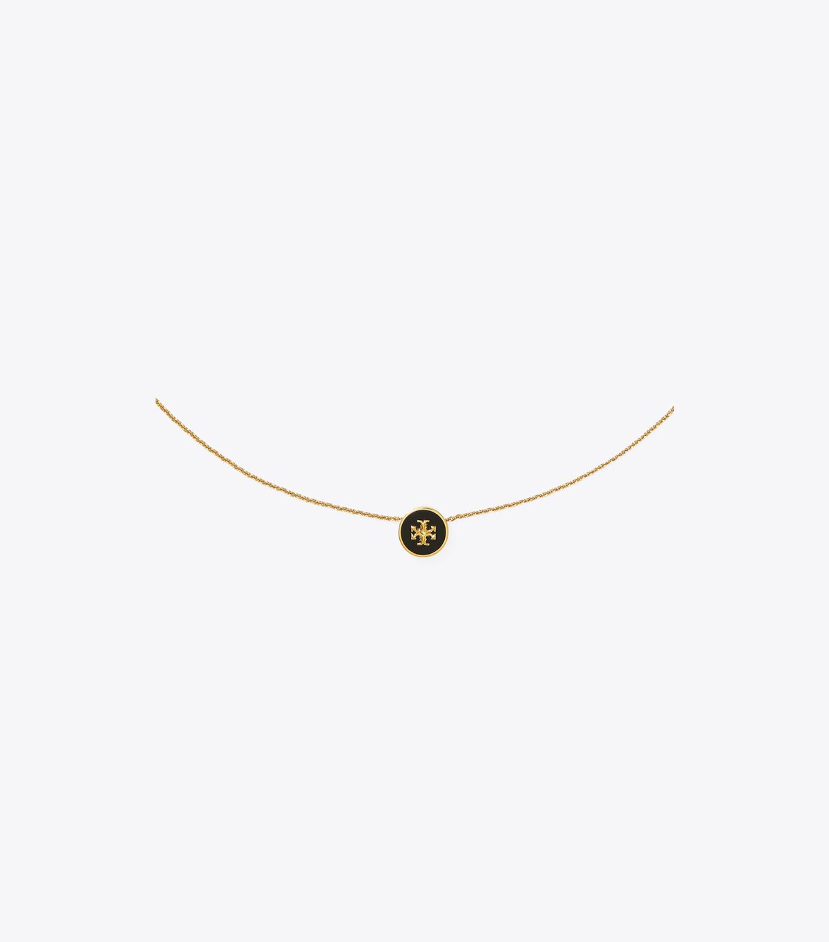 tory burch kira enamel pendant necklace