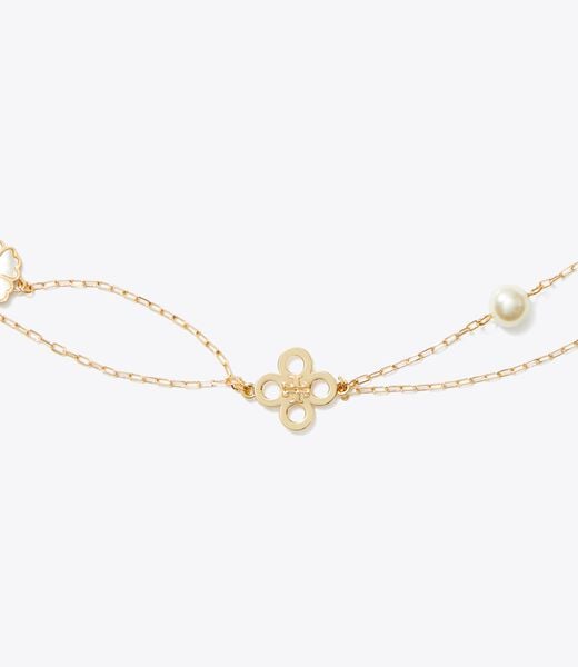 Forget Me Not Layered Necklace tory burch forget me not layered necklace