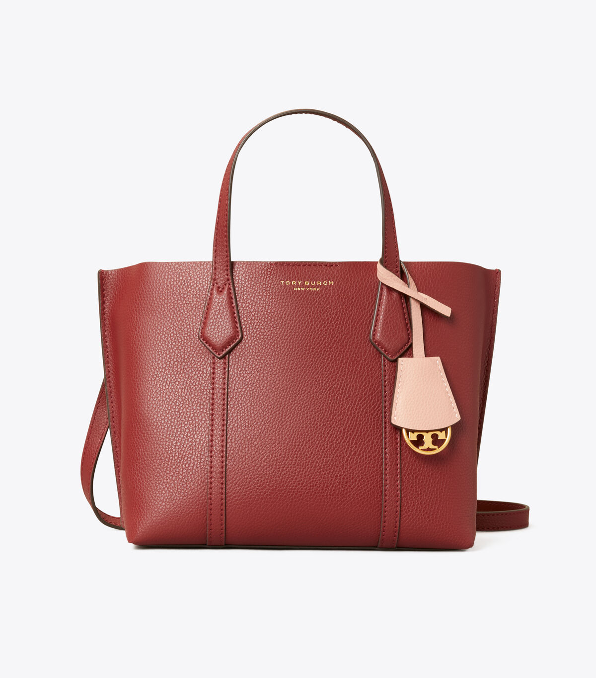 tory burch perry small triple compartment tote bag