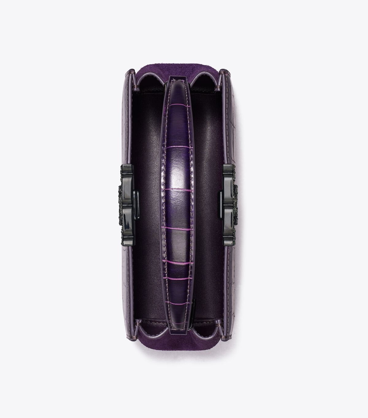 Mini Eleanor Croc-Embossed Satchel tory burch mini eleanor croc embossed satchel