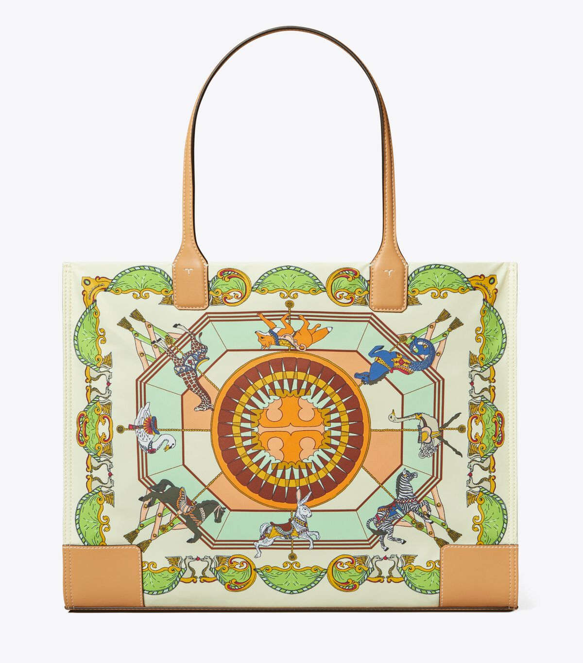 tory burch ella printed tote