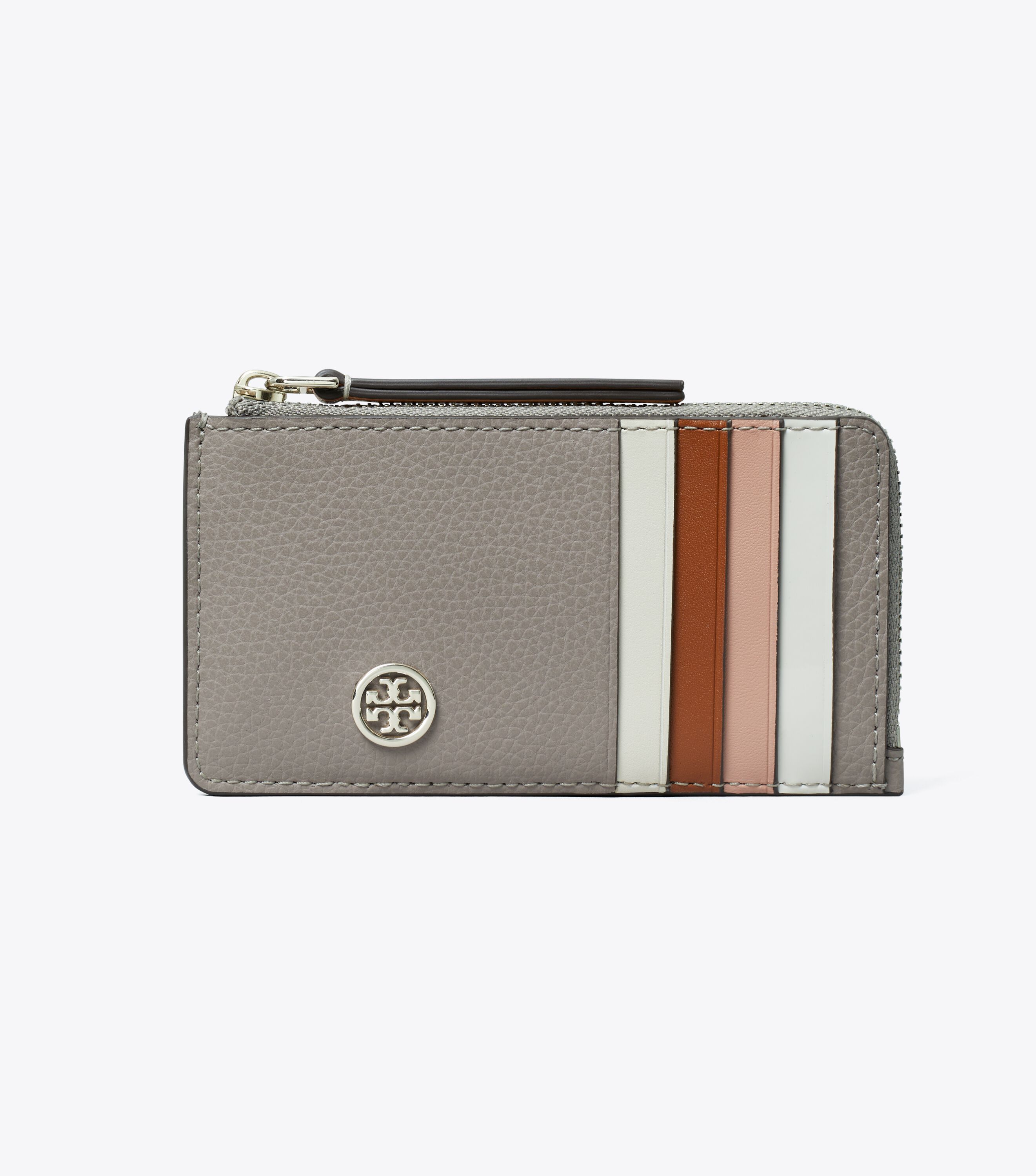 Robinson leather card case tory burch top