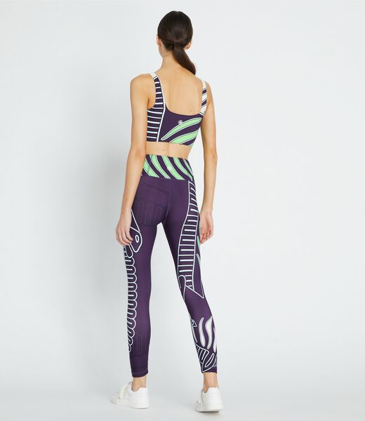 tory burch scoop neck long line bra
