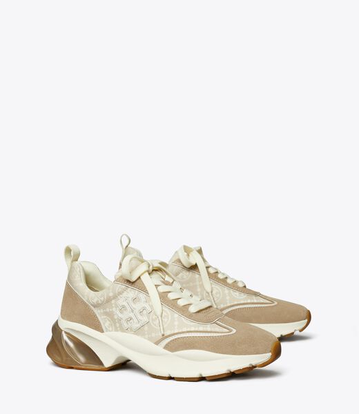 tory burch t monogram good luck trainer
