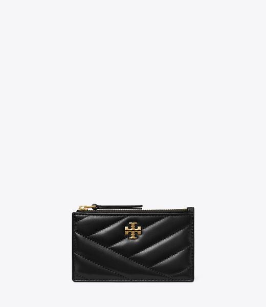 tory burch حافظة بطاقات كيرا شيفرون بسحاب