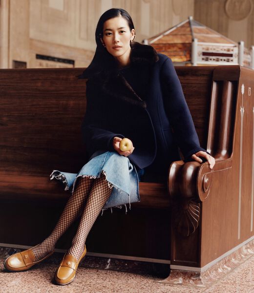 tory burch classic loafer